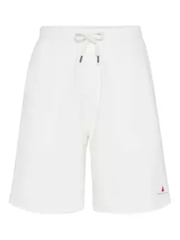 Brunello Cucinelli махровые шорты-бермуды, белый