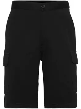 Brunello Cucinelli махровые шорты-бермуды, черный