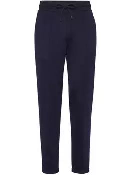 Brunello Cucinelli махровые спортивные брюки, синий