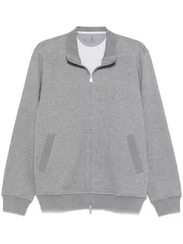 Brunello Cucinelli меланжевая толстовка, серый
