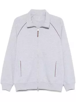 Brunello Cucinelli меланжевая толстовка, серый