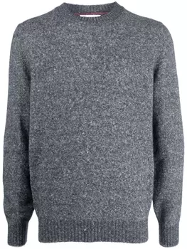 Brunello Cucinelli меланжевый джемпер, синий