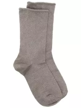 Brunello Cucinelli носки из смесового кашемира, коричневый