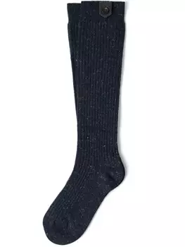 Brunello Cucinelli носки в рубчик, синий