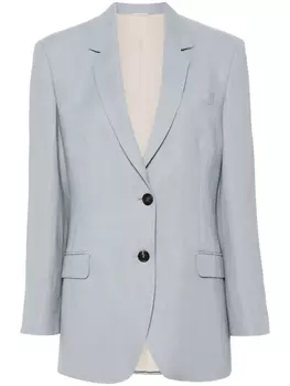 Brunello Cucinelli однобортный пиджак, синий