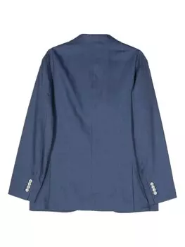 Brunello Cucinelli однобортный пиджак, синий