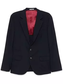 Brunello Cucinelli однобортный пиджак, синий