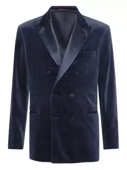 Brunello Cucinelli пиджак-смокинг, синий