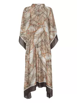 Brunello Cucinelli платье Papyrus, нейтральный