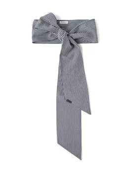 Brunello Cucinelli поплиновый платок с декором Monili, синий
