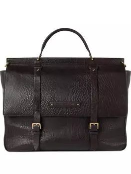 Brunello Cucinelli портфель на молнии, коричневый
