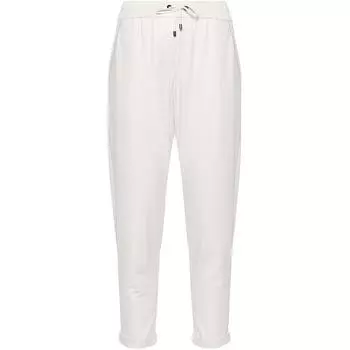 Brunello Cucinelli Повседневные брюки женские белые