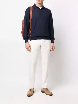Brunello Cucinelli прямые брюки, белый