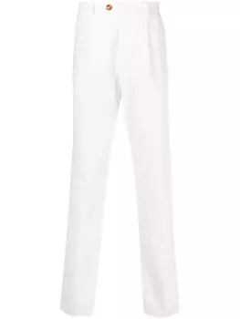 Brunello Cucinelli прямые брюки чинос, белый
