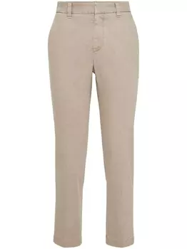 Brunello Cucinelli прямые брюки, коричневый