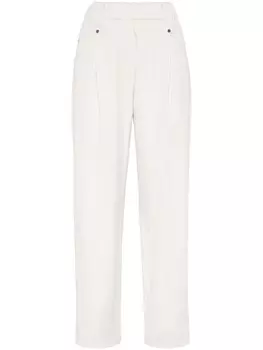 Brunello Cucinelli прямые брюки, нейтральный цвет