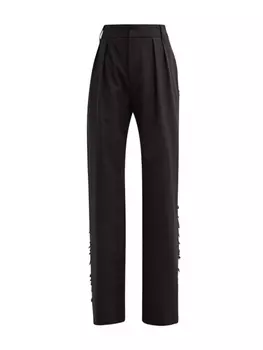 Brunello Cucinelli прямые брюки строгого кроя, черный