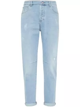 Brunello Cucinelli прямые джинсы, синий
