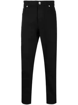 Brunello Cucinelli прямые джинсы средней посадки, черный