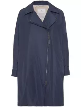 Brunello Cucinelli пуховик на молнии, синий