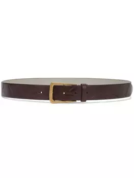 Brunello Cucinelli ремень с пряжкой, коричневый