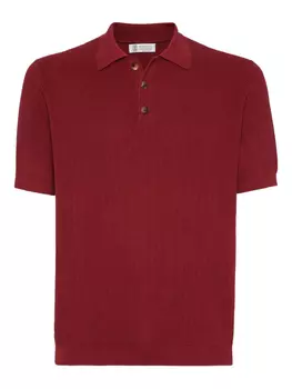 Brunello Cucinelli рубашка поло, красный