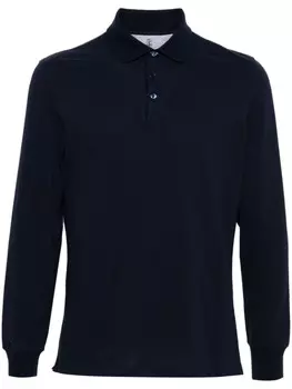 Brunello Cucinelli рубашка поло, синий