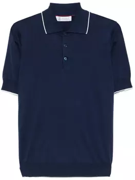 Brunello Cucinelli рубашка поло, синий