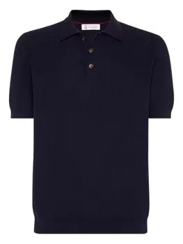 Brunello Cucinelli рубашка поло, синий