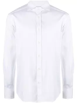 Brunello Cucinelli рубашка с отложным воротником, белый