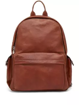 Brunello Cucinelli рюкзак с логотипом, коричневый