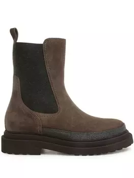 Brunello Cucinelli сапоги Монили, коричневый