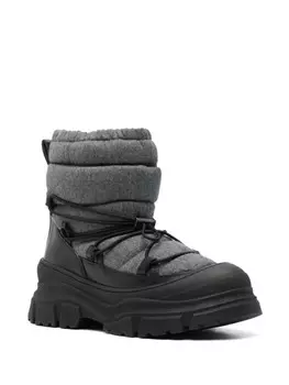 Brunello Cucinelli сапоги с цепочкой Монили, серый