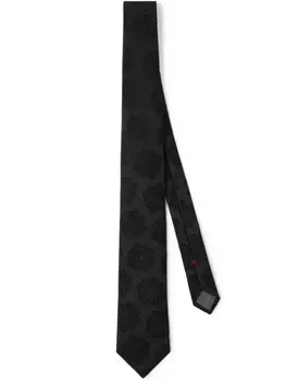 Brunello Cucinelli шелковый галстук, черный
