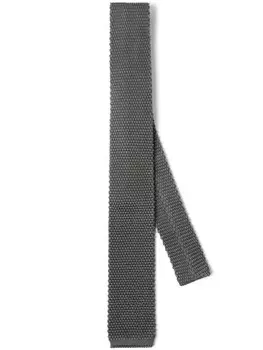 Brunello Cucinelli шелковый галстук, серый