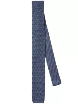 Brunello Cucinelli шелковый галстук, синий
