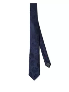 Brunello Cucinelli шелковый галстук, синий