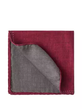 Brunello Cucinelli шелковый платок-паше, красный
