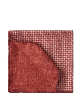 Brunello Cucinelli шелковый платок-паше, оранжевый