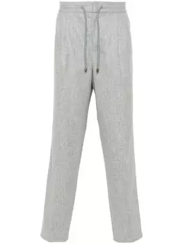 Brunello Cucinelli шерстяные брюки, серый