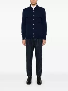 Brunello Cucinelli шерстяные брюки, синий