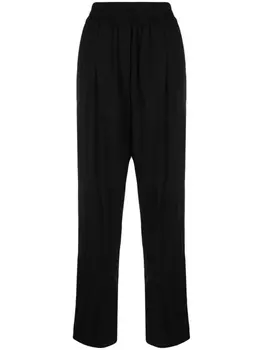 Brunello Cucinelli широкие брюки с завышенной талией, черный