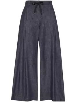 Brunello Cucinelli широкие джинсы, синий
