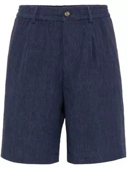 Brunello Cucinelli шорты-бермуды Dlav, синий