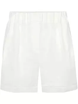 Brunello Cucinelli шорты с эластичным поясом, белый