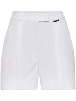 Brunello Cucinelli шорты с декором Monili, белый