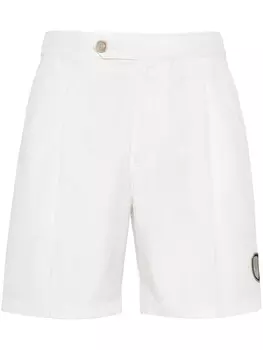 Brunello Cucinelli шорты с логотипом, белый
