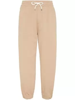 Brunello Cucinelli спортивные брюки прямого кроя, нейтральный цвет