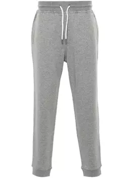 Brunello Cucinelli спортивные брюки с эффектом меланжа, серый