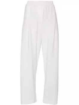 Brunello Cucinelli спортивные брюки с эластичным поясом, белый